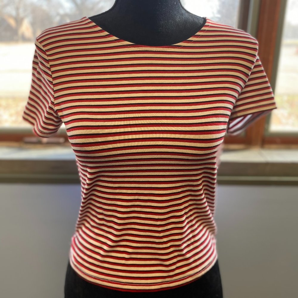 Striped Crop Top